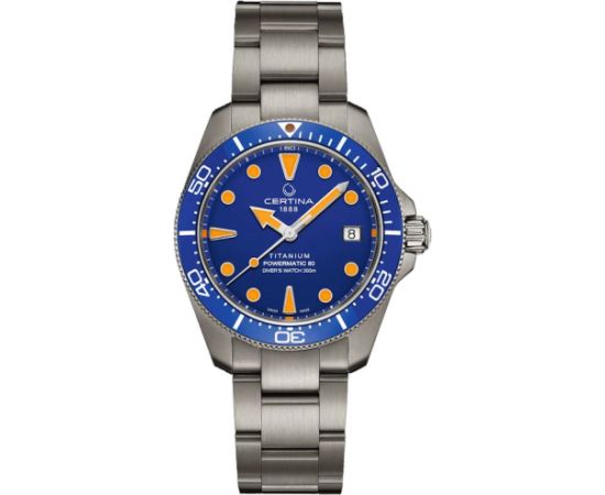 Certina DS Action Diver 38mm Powermatic 80 C048.807.44.041.00 Rokas pulksteņi 