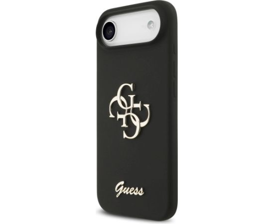 Guess Silicone Big 4G Script Case Защитный чехол для iPhone Air / чёрный Чехлы - альтернативные