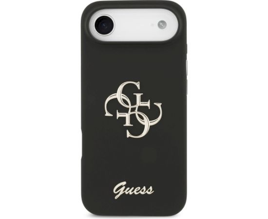 Guess Silicone Big 4G Script Case Защитный чехол для iPhone Air / чёрный Чехлы - альтернативные