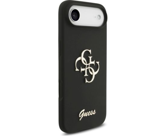 Guess Silicone Big 4G Script Case Защитный чехол для iPhone Air / чёрный Чехлы - альтернативные