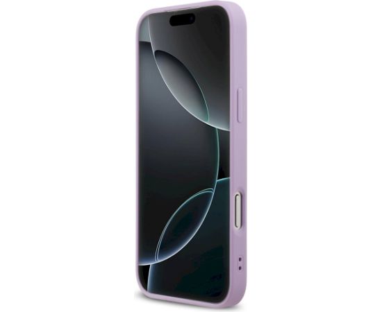 Guess Grained Ring MagSafe Case Aizsargapvalks priekš iPhone 17 Pro Max / violets Neoriģinālie Maciņi