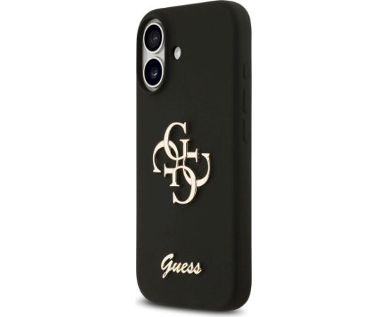 Guess Silicone Big 4G Script case Защитный чехол для iPhone 17 / чёрный Чехлы - альтернативные