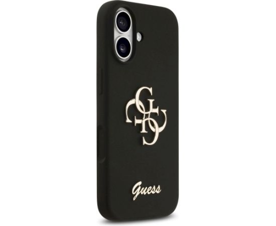 Guess Silicone Big 4G Script case Защитный чехол для iPhone 17 / чёрный Чехлы - альтернативные