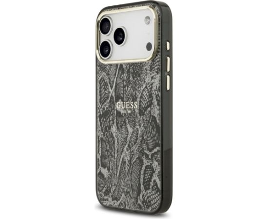 Guess Python Pattern MagSafe Case Защитный чехол для iPhone 17 Pro Max / чёрный Чехлы - альтернативные