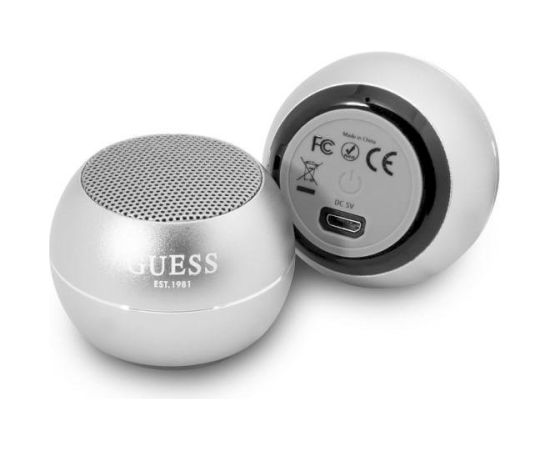 Guess Speaker Bluetooth GUWSALGEG Bluetooth-динамик mini / серый Aудио-видео