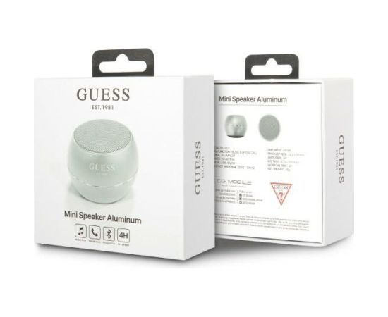 Guess Speaker Bluetooth GUWSALGEG Bluetooth-динамик mini / серый Aудио-видео