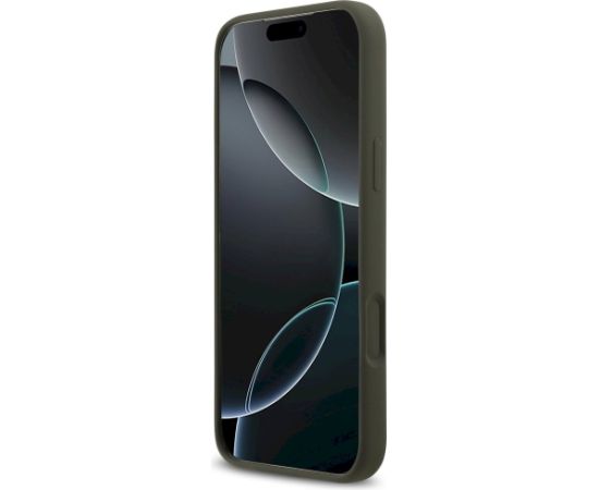 Case Guess Silicone Triangle Logo MagSafe Защитный чехол для iPhone 17 Pro Max / хаки Чехлы - альтернативные