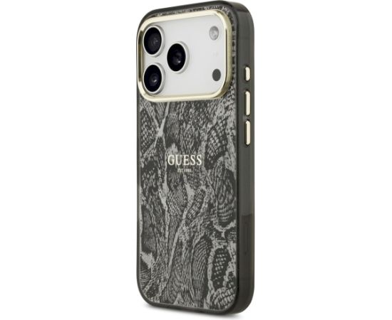 Guess Python Pattern MagSafe Case Защитный чехол для iPhone 17 Pro / чёрный Чехлы - альтернативные