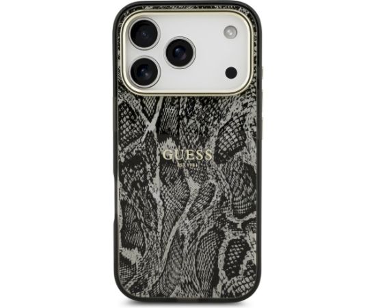 Guess Python Pattern MagSafe Case Защитный чехол для iPhone 17 Pro / чёрный Чехлы - альтернативные