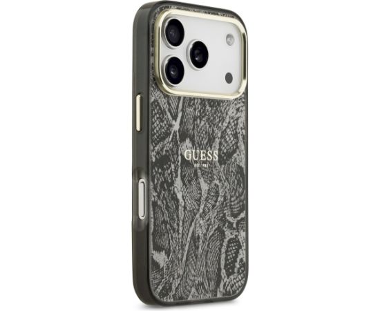 Guess Python Pattern MagSafe Case Защитный чехол для iPhone 17 Pro / чёрный Чехлы - альтернативные
