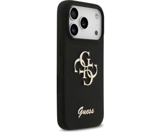 Guess Silicone Big 4G Script case Защитный чехол для iPhone 17 Pro / чёрный Чехлы - альтернативные