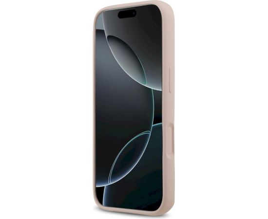 Guess Silicone Big 4G Script Case Защитный чехол для iPhone 17 Pro / розовый Чехлы - альтернативные