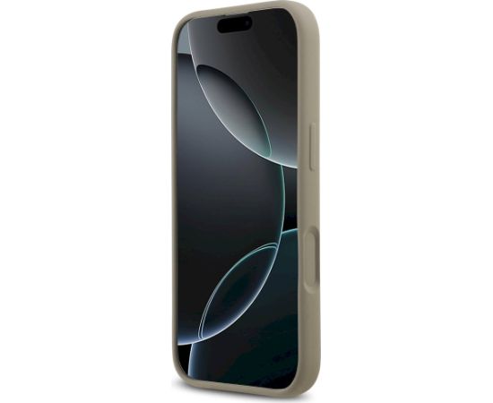 Guess Silicone Big 4G Script Case Защитный чехол для iPhone 17 / коричневый Чехлы - альтернативные
