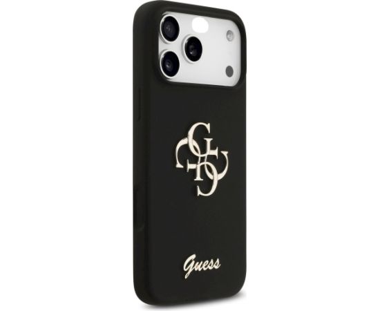 Guess Silicone Big 4G Script case Защитный чехол для iPhone 17 Pro Max / чёрный Чехлы - альтернативные