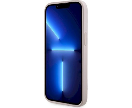 Guess GUHMP14MHGCFSEP GCube Stripes MagSafe Aizsargapvalks priekš iPhone 14 Plus/15 Plus 6.7" / rozā Neoriģinālie Maciņi