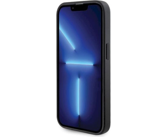 Guess GUHMP14LPSAHMCK Saffiano MagSafe Aizsargapvalks priekš iPhone 14 Pro 6.1" / melns Neoriģinālie Maciņi