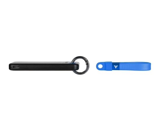 Verbatim 32416 Pocket SSD Ārējais disks 256GB USB-C 3.2 gen.2 / melni-zils Ārējie cietie diski HDD SSD