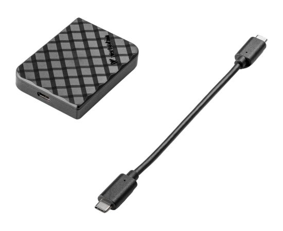 Verbatim 32025 Mini Diamond SSD Ārējais disks 1TB USB-C 3.2 Gen / melns Ārējie cietie diski HDD SSD