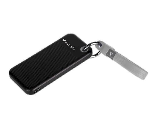 Verbatim 32282 Pocket SSD Ārējais disks 512GB USB-C 3.2 gen.2 atslēgu piekariņš / melns-pelēks Ārējie cietie diski HDD SSD