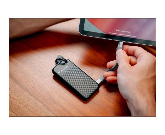 Verbatim 32282 Pocket SSD Ārējais disks 512GB USB-C 3.2 gen.2 atslēgu piekariņš / melns-pelēks Ārējie cietie diski HDD SSD