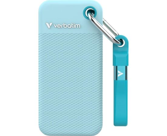 Verbatim 32325 External Drive Pocket SSD Ārējais disks 2TB USB-C 3.2 gen.2 / melns/polāri zils Ārējie cietie diski HDD SSD