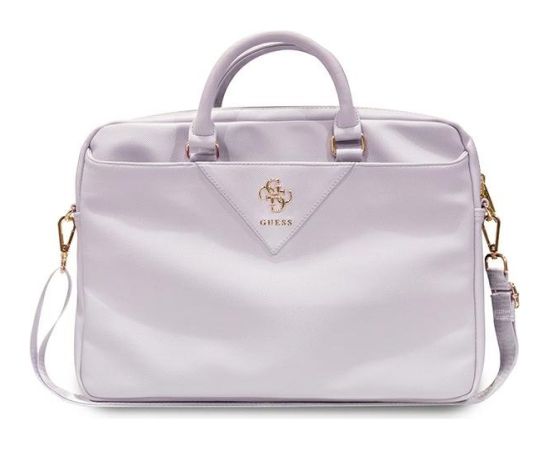 Guess Torba GUCB15ZPGSTEGU Klēpjdatora maciņš 16" / violets Somas portatīvajiem datoriem
