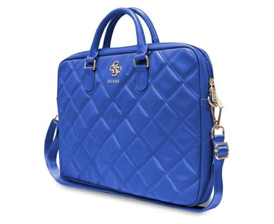 Guess Bag GUCB15ZPSQSSGB Klēpjdatora maciņš 16" / blue Quilted 4G Somas portatīvajiem datoriem