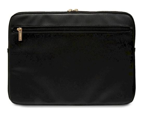 Guess Sleeve GUCS14ZPGSTEGK Klēpjdatora maciņš 14" Triangle 4G / melns Somas portatīvajiem datoriem