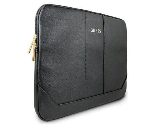 Guess Sleeve GUCS13TBK Klēpjdatora maciņš 13" Saffiano / melns Somas portatīvajiem datoriem