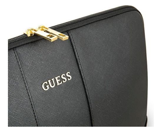 Guess Sleeve GUCS13TBK Klēpjdatora maciņš 13" Saffiano / melns Somas portatīvajiem datoriem