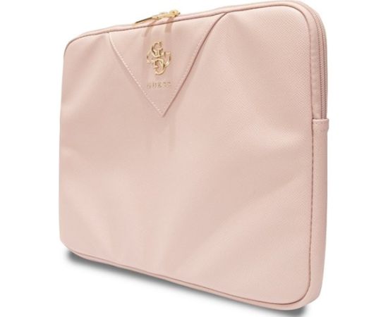 Guess Sleeve GUCS14ZPGSTEGP Klēpjdatora maciņš 14" Triangle 4G / rozā Somas portatīvajiem datoriem