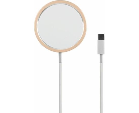 Guess wireless charger GUCBMSLRD Bezvadu lādētājs 15W MagSafe / zelta Bezvadu telefonu lādētāji