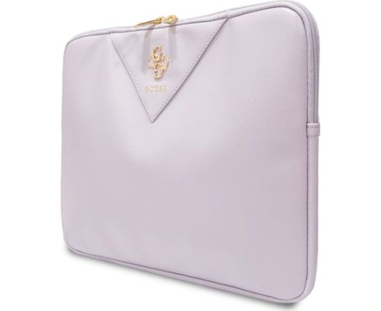 Guess Sleeve GUCS14ZPGSTEGU Klēpjdatora maciņš 14" Triangle 4G / violets Somas portatīvajiem datoriem