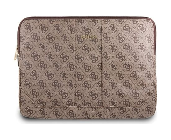 Guess Sleeve GUCS134GB Klēpjdatora maciņš 13" 4G UPTOWN / brūns Somas portatīvajiem datoriem