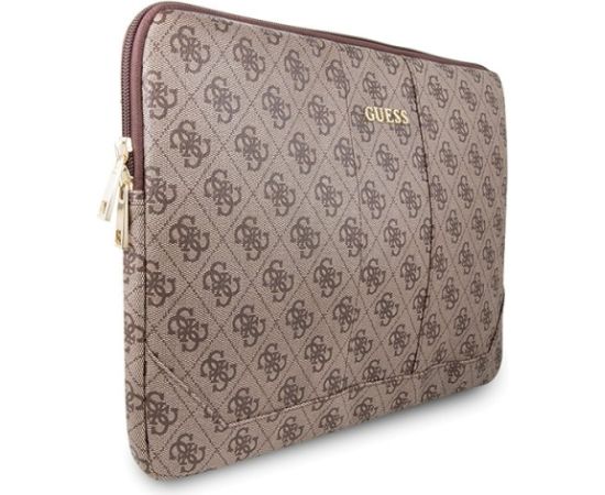 Guess Sleeve GUCS134GB Klēpjdatora maciņš 13" 4G UPTOWN / brūns Somas portatīvajiem datoriem