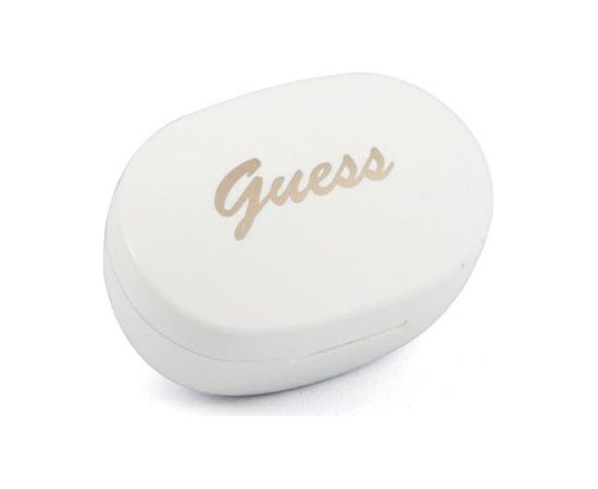 Guess Headphones Bluetooth GUTWST30WHTWS + Docking Station Bezvadu austiņas / balts Austiņas