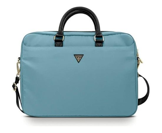Guess GUCB15NTMLLB Klēpjdatora maciņš 16" Nylon Triangle Logo / zils Somas portatīvajiem datoriem