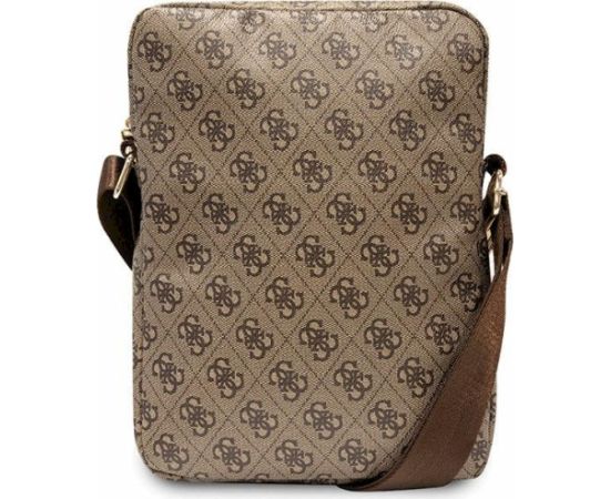 Guess Bag GUTB10P4RPSW Planšetdatoru maciņš 10" 4G Stripes / brūns Somas portatīvajiem datoriem