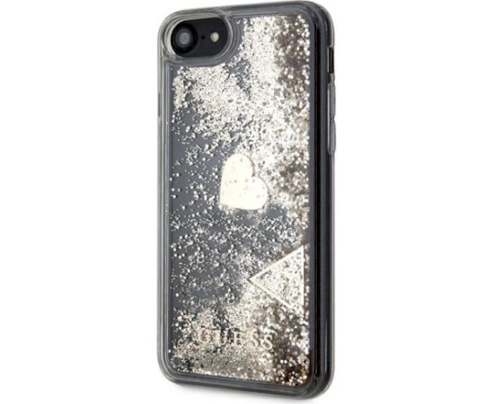Guess GUOHCI8GLHFLGO Hardcase Glitter Charms Aizsargapvalks priekš iPhone 7/8/SE 2020/SE 2022 / zelta Neoriģinālie Maciņi