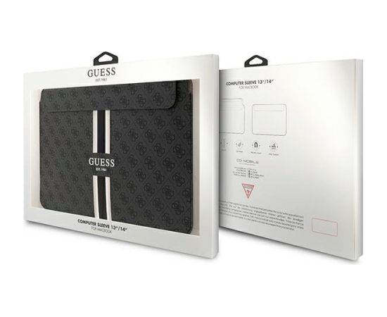 Guess Sleeve GUCS14P4RPSK Klēpjdatora maciņš 14" / melns Somas portatīvajiem datoriem