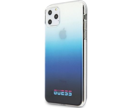 Guess GUHCN58DGCNA Hard Case California Aizsargapvalks priekš iPhone 11 Pro / gradient blue Neoriģinālie Maciņi