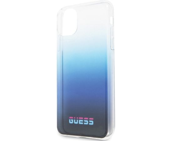 Guess GUHCN58DGCNA Hard Case California Aizsargapvalks priekš iPhone 11 Pro / gradient blue Neoriģinālie Maciņi