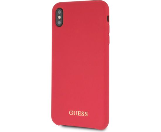 Guess GUHCI65LSGLRE Aizsargapvalks priekš iPhone Xs Max / sarkans Neoriģinālie Maciņi