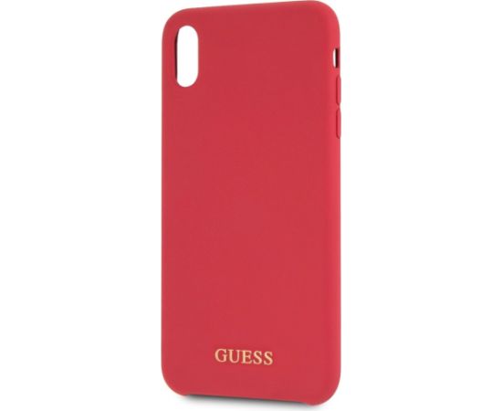 Guess GUHCI65LSGLRE Aizsargapvalks priekš iPhone Xs Max / sarkans Neoriģinālie Maciņi