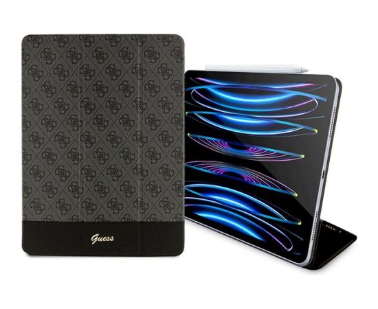 Guess GUFCP12PS4SGK 4G Stripe Allover Чехол для планшета iPad Pro 12.9" / чёрный Сумки, чехлы для планшетников