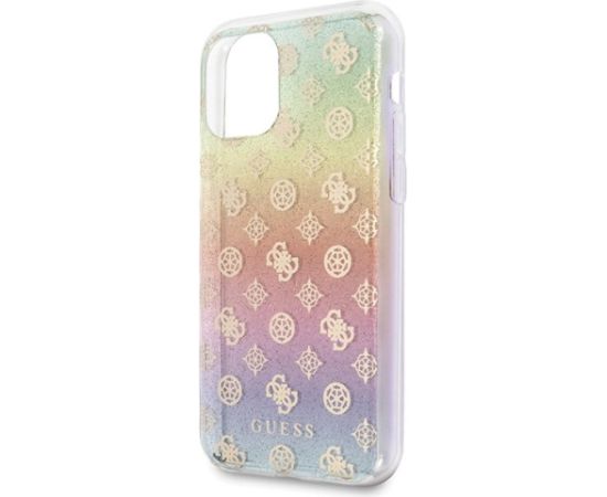 Guess GUHCN58PEOML Iridescent 4G Peony Aizsargapvalks priekš iPhone 11 Pro Neoriģinālie Maciņi