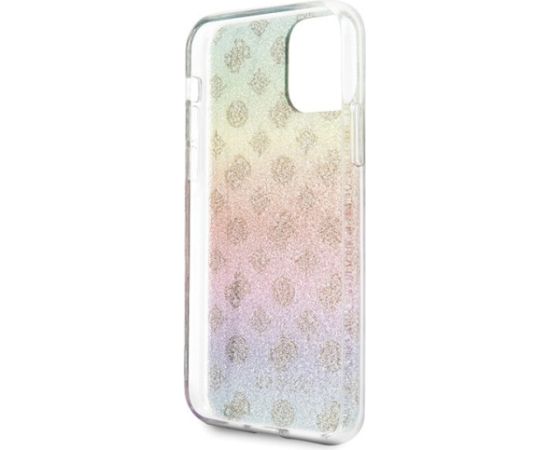 Guess GUHCN58PEOML Iridescent 4G Peony Aizsargapvalks priekš iPhone 11 Pro Neoriģinālie Maciņi