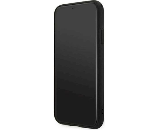 Guess GUHCN61G4GFGR Hardcase 4G Metal Gold Logo Aizsargapvalks priekš iPhone 11 6,1" / pelēks Neoriģinālie Maciņi
