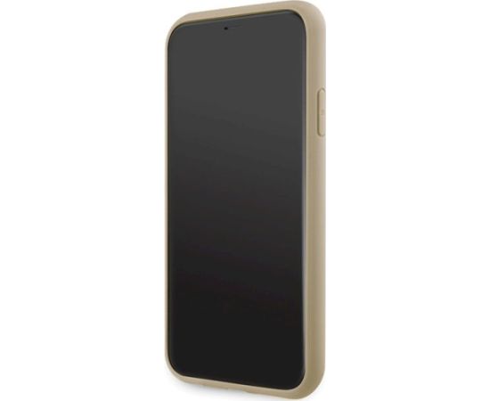 Guess GUHCN61HG4SGD Glitter Script Big 4G Aizsargapvalks priekš iPhone 11/Xr 6.1" / zelta Neoriģinālie Maciņi