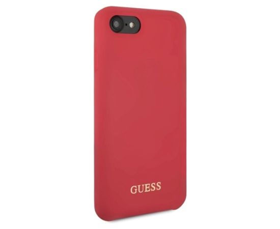 Guess GUHCI8LSGLRE Silicone Hard Case Aizsargapvalks priekš iPhone 7/8/SE 2020/SE 2022 / sarkans Neoriģinālie Maciņi